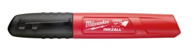 Milwaukee 48-22-3103 INKZALL Black Chisel Tip Marker LOT OF 2