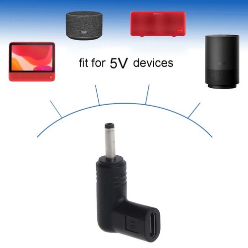 90 Degree Type-C Female to 3.5x1.35mm Male Plug Adapter Right Angled Converter - 第 3/8 張圖片