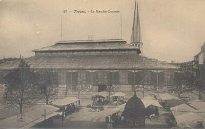 10 - CPA Troyes (Aube) / Le Marché Couvert / Superbe