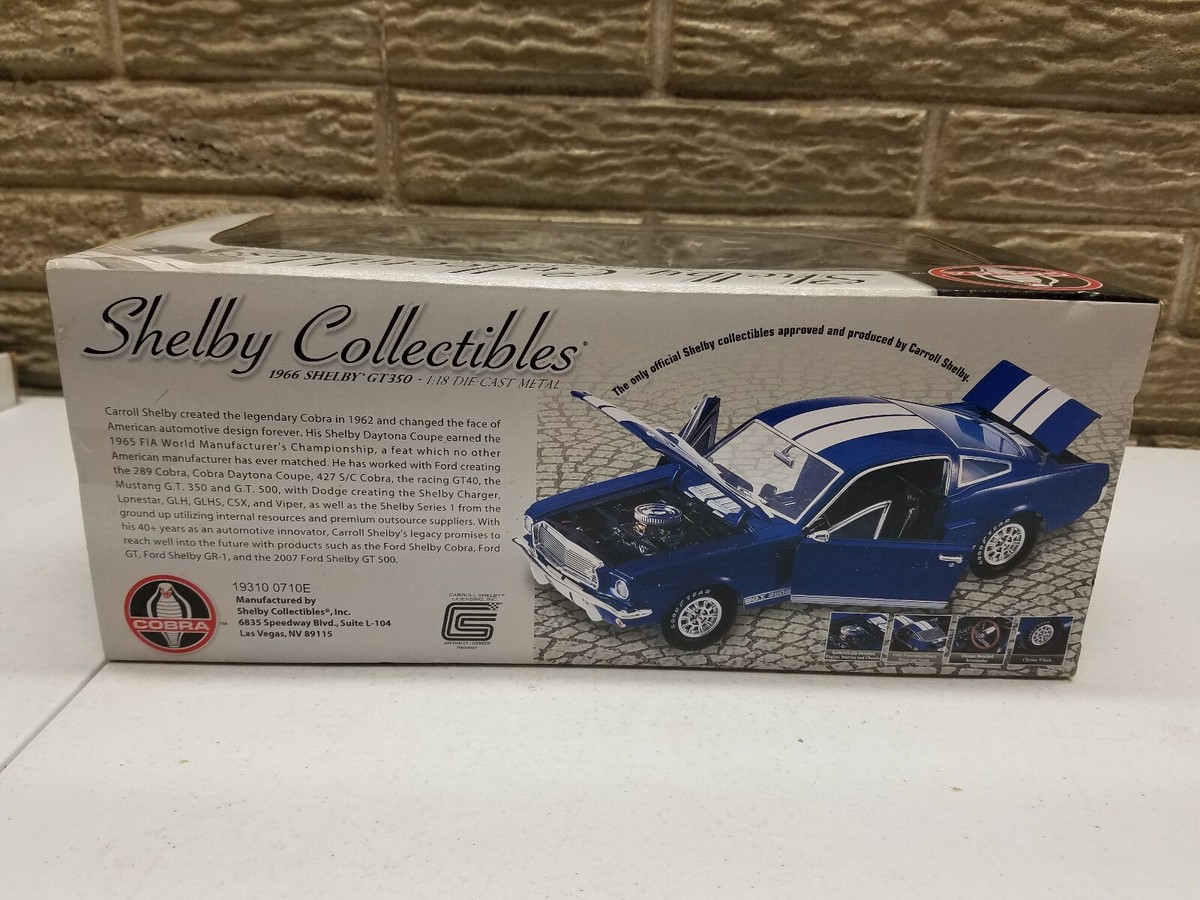 1/18 scale Shelby Collectibles 1966 Shelby GT 350 | eBay