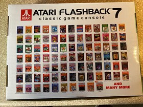 Atari Flashback 7 Classic Game Console 101 Built-in Games Wireless Controllers