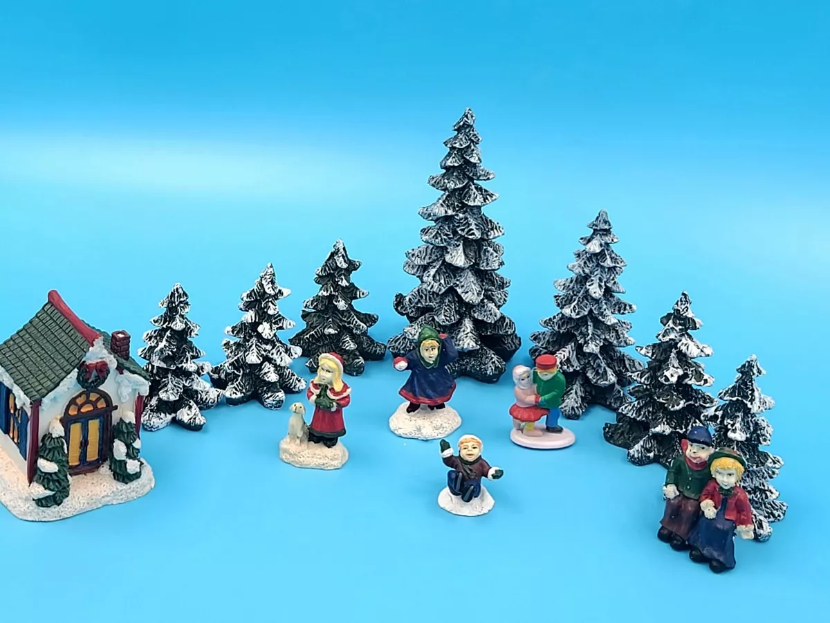 Village de noel sales miniature ebay
