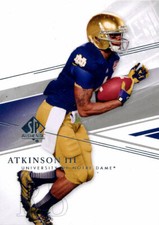 SP-AUTHENTIC George Atkinson III RC BROWNS RAIDERS Notre Dame FIGHTING-IRISH
