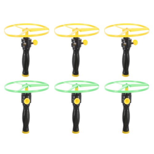 3 Sets Kids Toys Flying Launcher Toy Flying Saucer Led Flying Disc