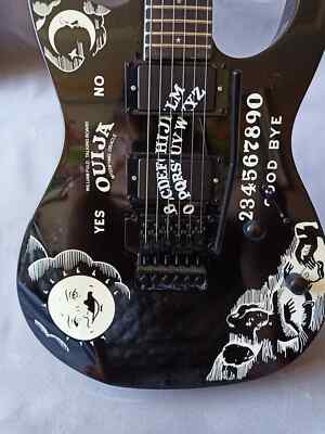 BLACK Kirk Hammett Electric Guitar KH-2 OUIJA Limited