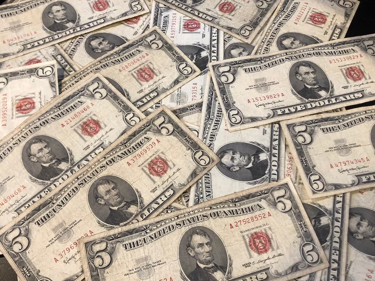 1963 5 on sale dollar bill