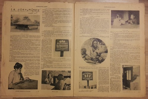 Mary Brian, Gary Cooper, zoológico, hipódromo, polo, caballo, moda, revista Rumania 1929 - Imagen 4 de 9