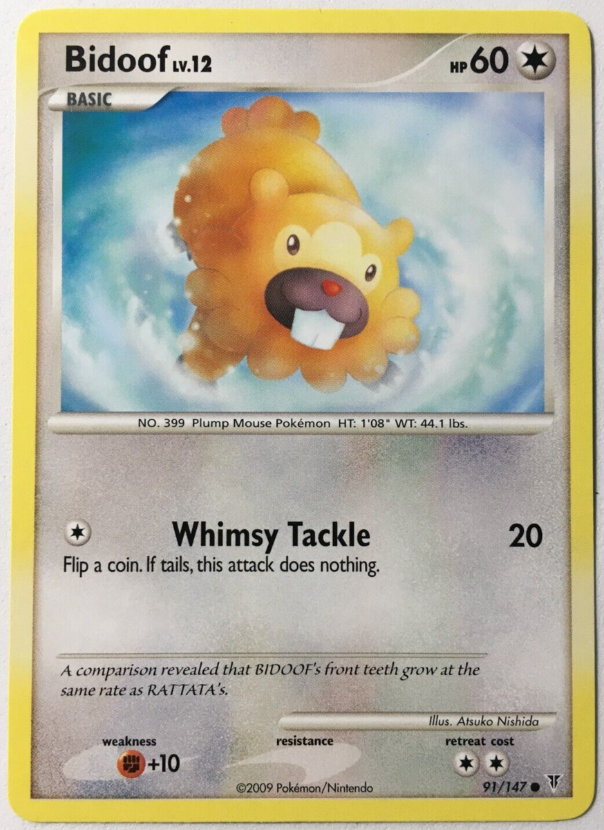 POKEMON BIDOOF LV.12 91/147 SUPREME VICTORS COMMON NEAR MINT