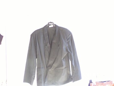 MENS b.j.d. USA DOUBLE BRESTED DRESS COAT 2 POCKETS NO LINING, 4 BUTTONS, NICE