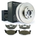 Bremsscheiben 239mm voll Bremsbeläge vorne für VW Golf 3 Polo 6KV Vento Seat