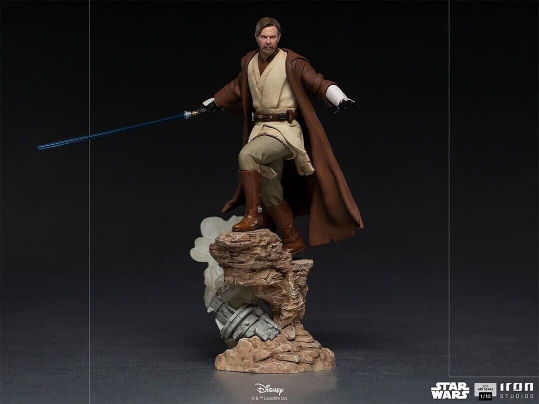 Sala de Justiça: Iron Studios traz estátua do sábio Mestre Jedi da série  Obi-Wan Kenobi!