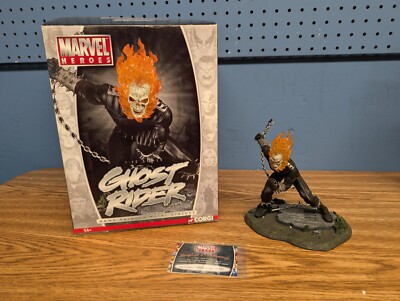 Ghost Rider Diecast 1:12 Statue 1924/2500 | W/ COA Marvel Heroes | Corgi 2007