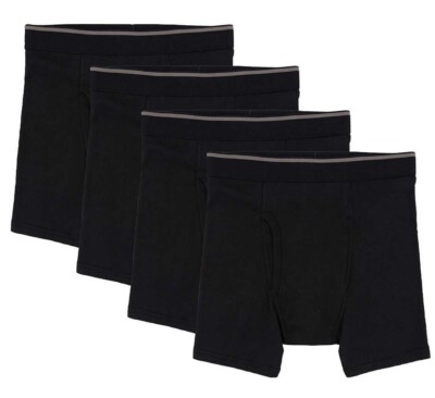 4 Pack -Kirkland Signature Men s Boxer Briefs Underwear Select Color Size