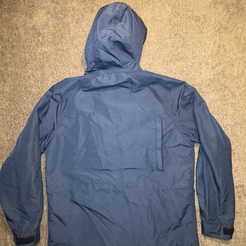 Vintage Lands' End Great Scot Parka Men's Large Blue Wool Lining Field Jacket - Picture 8 of 19