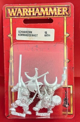 Citadel Miniatures - GW Warhammer - Black orc command group ed. 1997 (MiB)