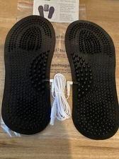 1Pair Dr Ho'S Foot Relief Massager Pads Muscle Stimulator System Machine Insoles