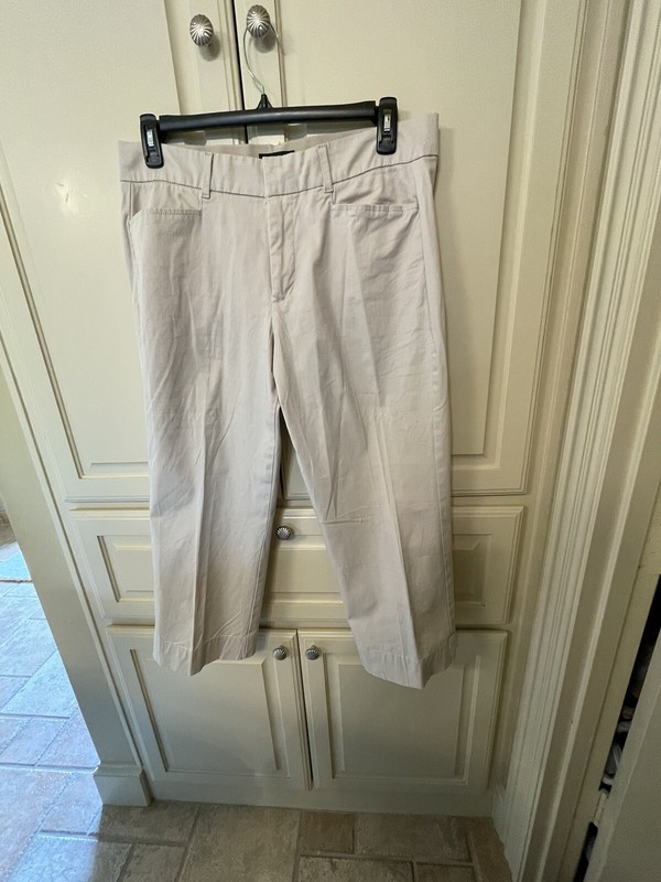 Charter Club Women’s stretch tummy slimming Beige Capris - Size 12