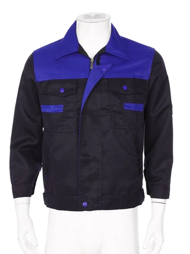 Women Men Long Sleeve Work Coat Pocket Shirts Workshop Mechanic Uniform Workwear - Bild 24 von 104
