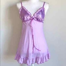 Victoria  s Secret Lavender Y2K Babydoll Slip