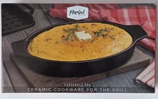 Parini Ceramic Cookware Grill New Box Glased Casserole Pan