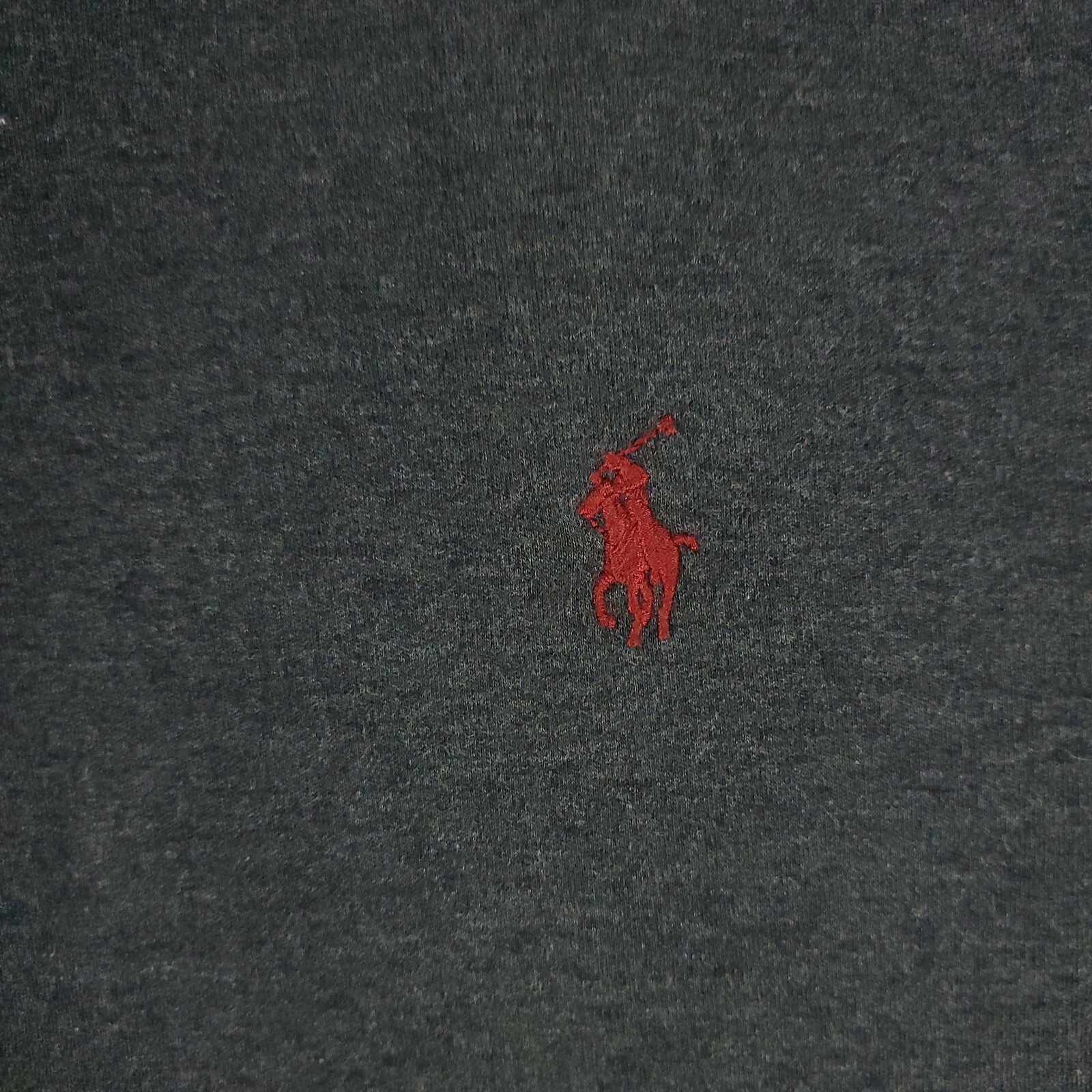 Maglione Ralph Lauren uomo 2XL grigio pony 1 4 zip pullover felpa