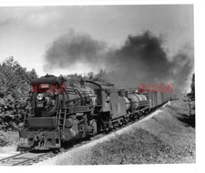 25BB756 RP 1954 DULUTH WINNIPEG & PACIFIC RAILROAD 280 LOCO #2461 NEAR SIMAR MN