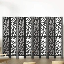 NNEDSZ Artiss 8 Panel Room Divider Screen 325x170cm Clover Black
