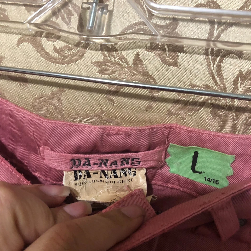 Da-Nang KIDS Pink Paisley Embroidered Ruffle Tiered Skirt Size Large 14 16 - Image 2 of 4