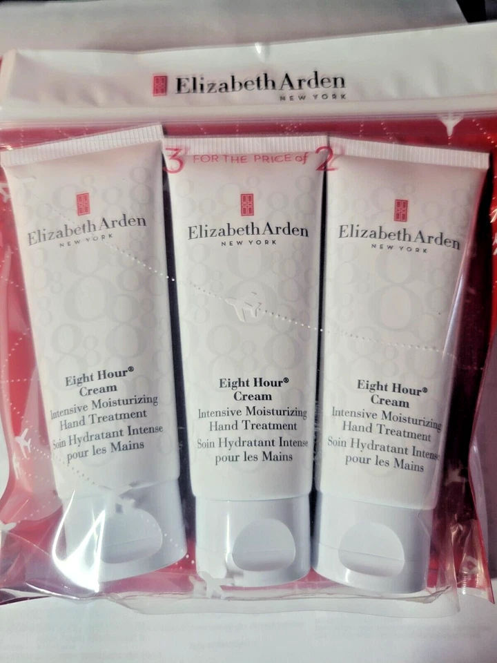 3PK ELIZABETH ARDEN 8ª HORA CREMA HIDRATANTE INTENSIVA TRATAMIENTO DE MANOS 2,3 OZ Foto 4 de 4