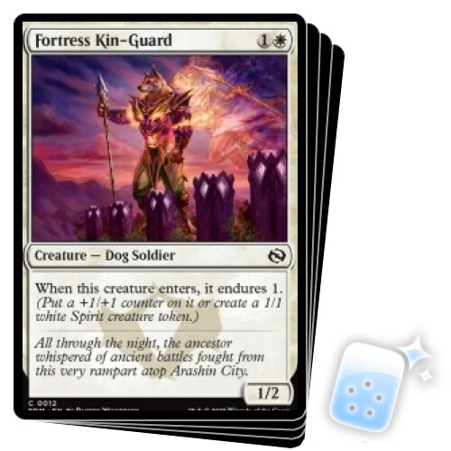 FORTRESS KIN-GUARD X4 Tarkir: Dragonstorm TDM Magic MTG MINT CARD - Picture 1 of 1