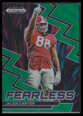 2023 Panini Prizm Draft Picks #F-2 Jalen Carter Fearless