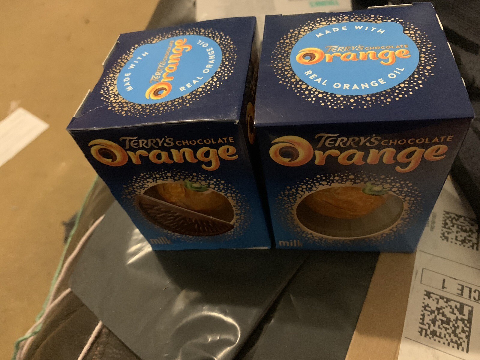 2 X Easter Bunnies chocolate orange covers comes with chocolate oranges