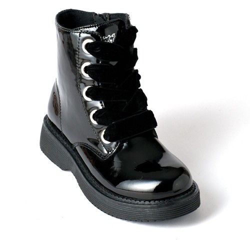 stivali da bambina stivaletti anfibi per bimba scarponcini scarpe invernali  nera | eBay