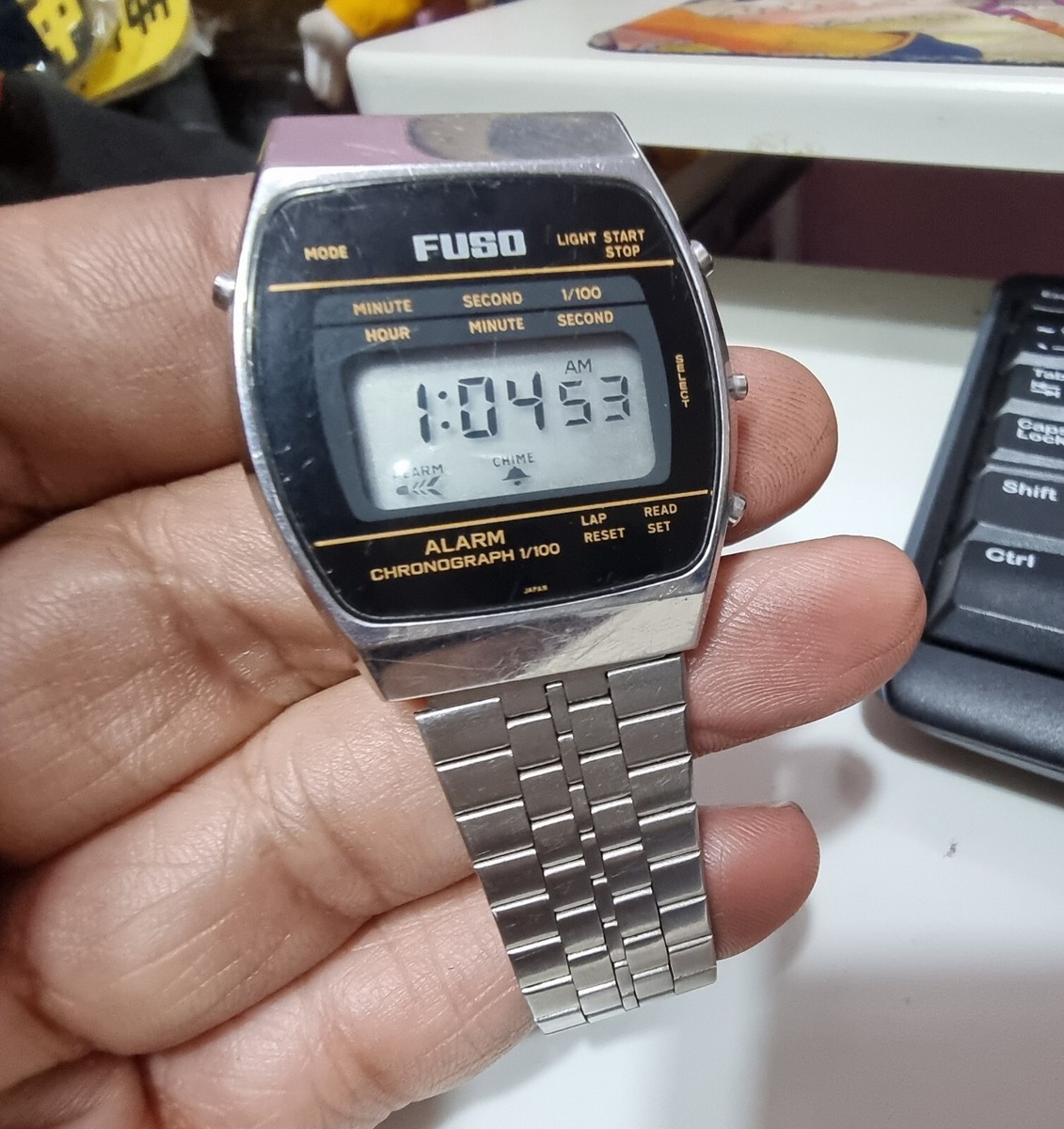 rare VINTAGE CITIZEN VEGA FUSO Quartz Digital 9428-390130 model