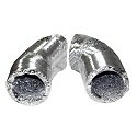 Tubo de aluminio sin aislar 127mm 5m  *