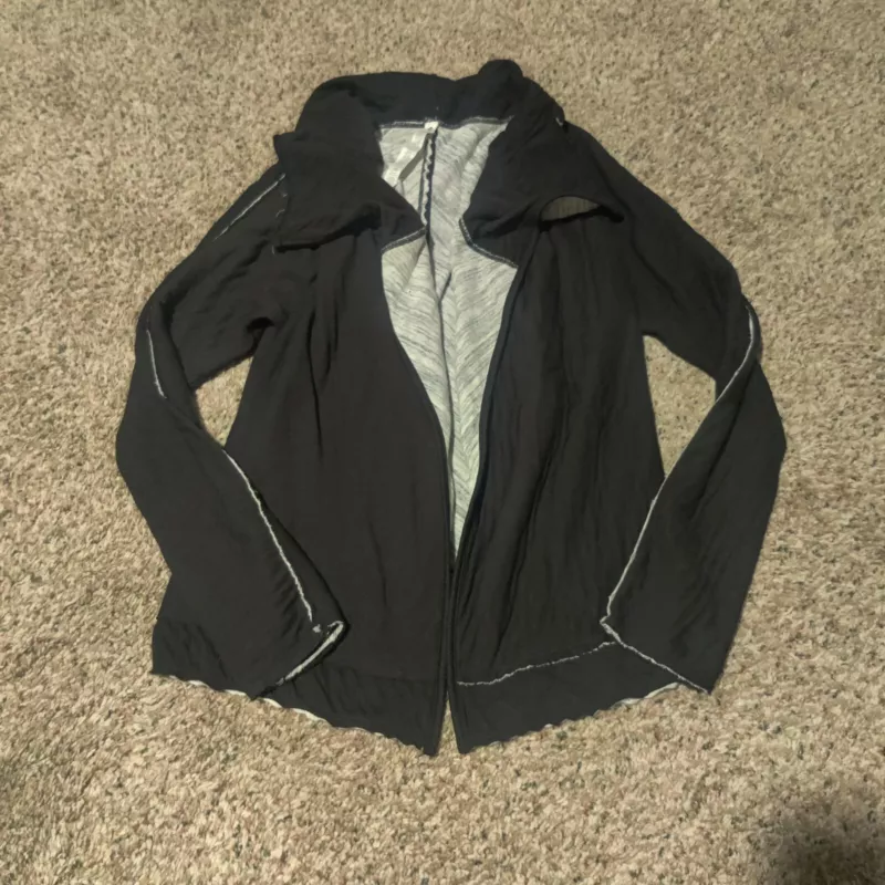 manduka open front cardigan 