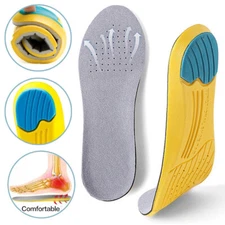 Shoe Insoles Inserts Pads Orthotic Arch Support Cushion Plantar Pain Relief Soft