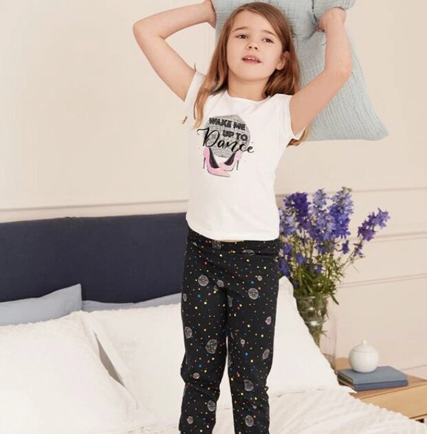 AVON Kids Glitter Disco Ball Wake Me Up To Dance Pjs Pajamas Age 7 8 New Gift