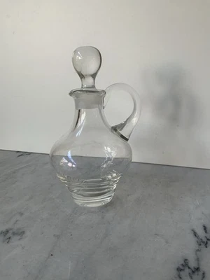 Vintage Dekanter Aus Glas Kleine Karaffe Antik - Bild 1 von 4