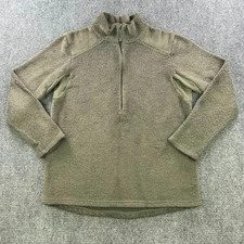 ORC Industries PCU Level 3 Polartec 1/2 Zip Fleece Jacket Mens Large Long Green