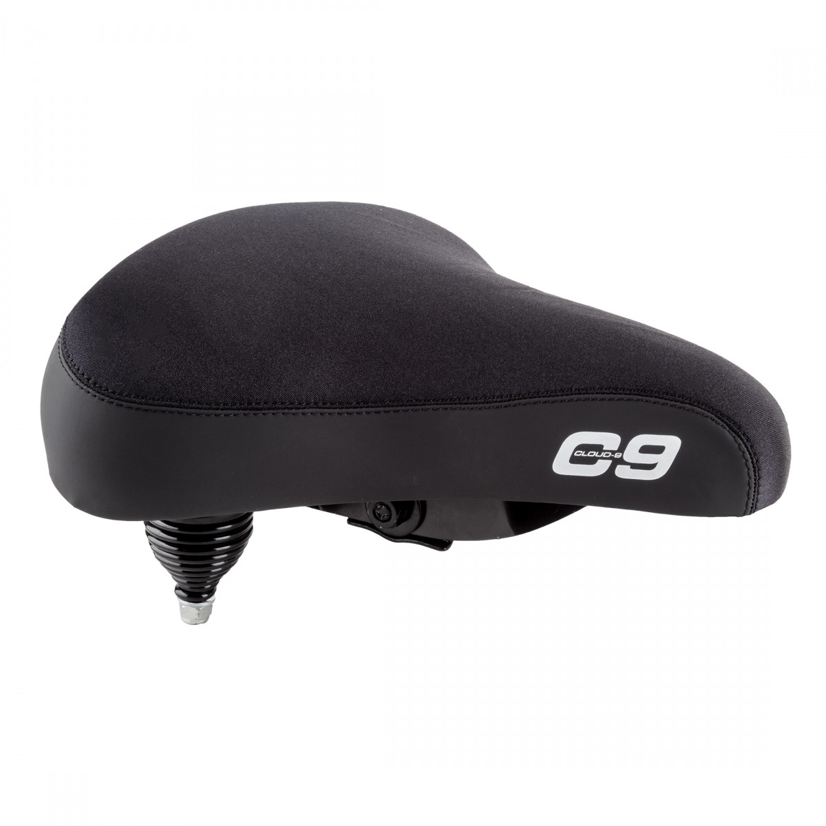 Cloud-9 Cruiser Select Flat Rail Bicycle Saddle with Multi-Stage Foam - Coil