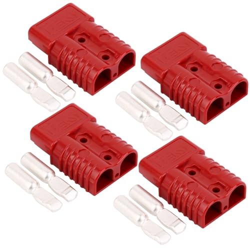 175 Amp Connecteur 600 V Plug Battery Connector 175A Battery Red 4PCS 1/0AWG - Picture 2 of 8