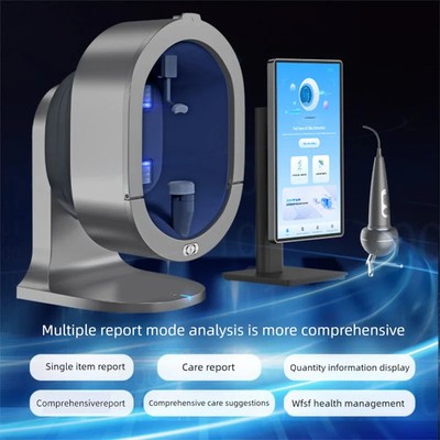 3D Ai Skin Image Analyzer High Definition Pixels Facial Scanning Multi Spectrum