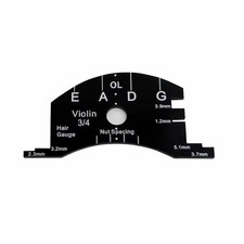 3/4 Violin Bridge Multifunctional Mold Template String Spacing Nut Gauge Mold