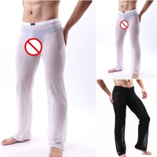 Pantaloni uomo larghi casa da notte lingerie pigiama pigiama estivo clubwear sex