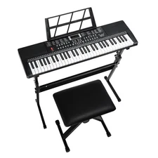 🎄HOLIDAY SALE!🎄61 Key Electric Piano/Keyboard +USB MIDI +Stand +More!