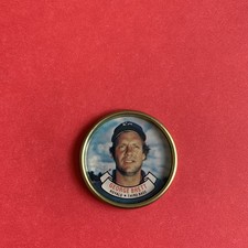 Vintage Baseball Metal Coin 1987 Topps Bottle Cap No.5 George Brett Nm Mint