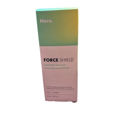 Hero Cosmetics Force Shield Superlight Sunscreen SPF 30 1.69 Fl Oz 50 ml