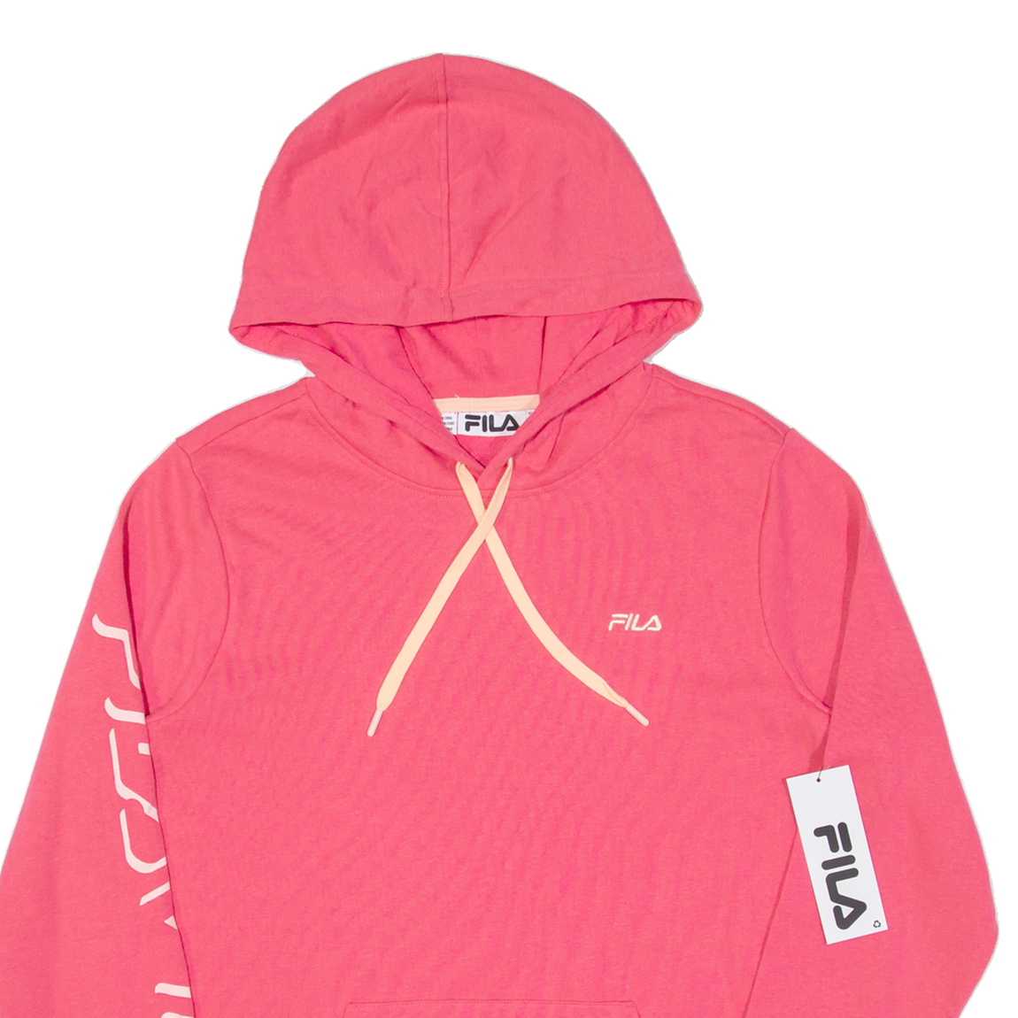 Felpa con cappuccio FILA donna rosa UK 16