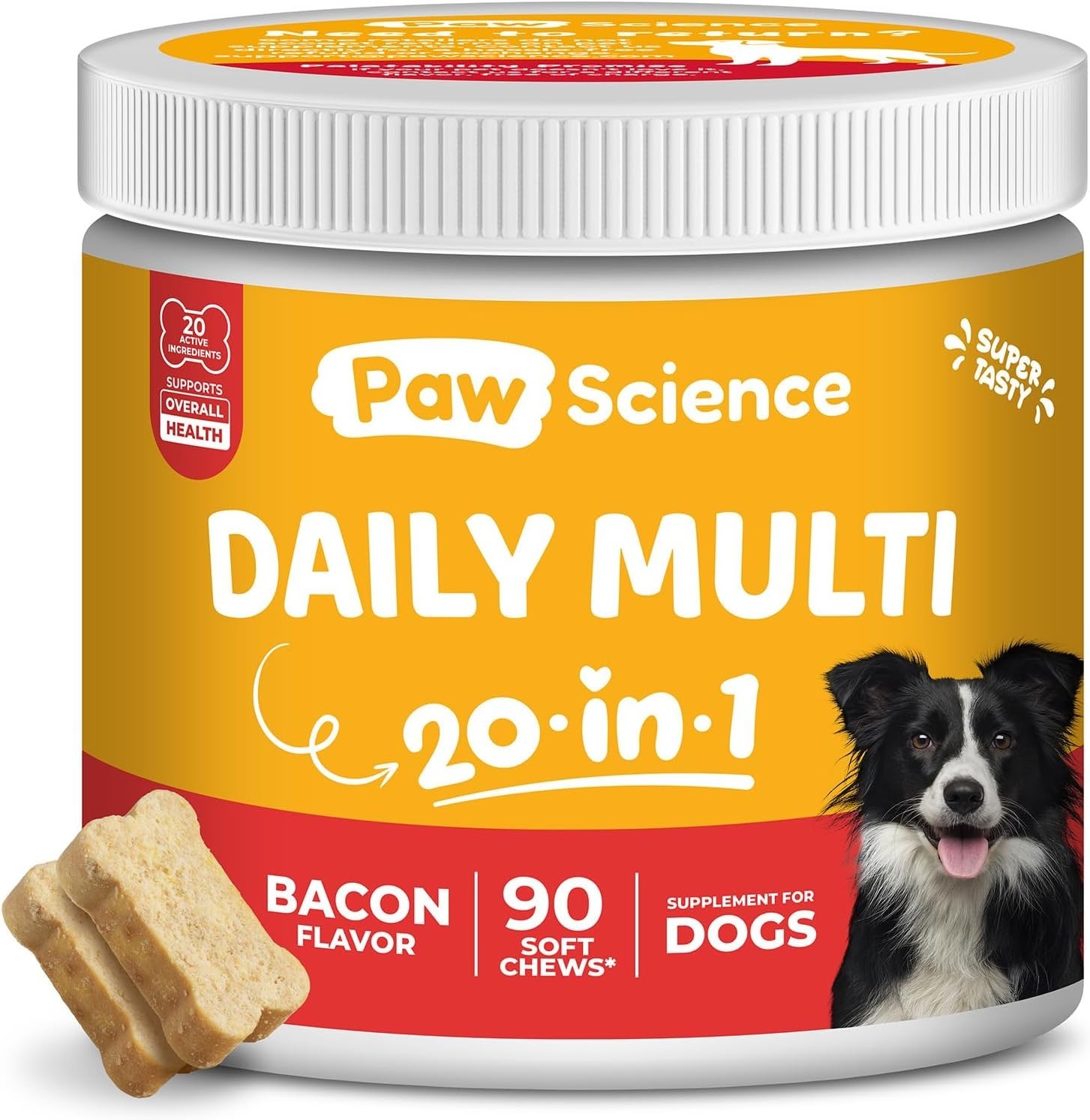 Dog Multivitamin 20 in 1, Dog Vitamins and Supplements, MSM,
